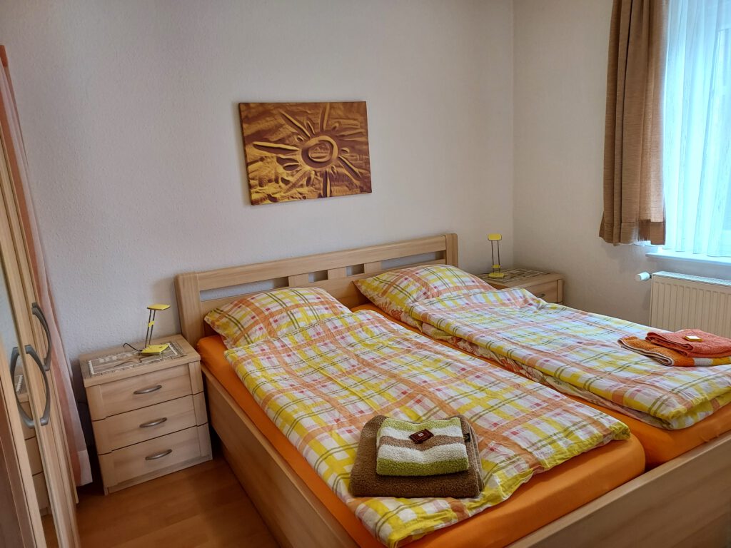 Ferienwohnung Käuzchen Schlafzimmer