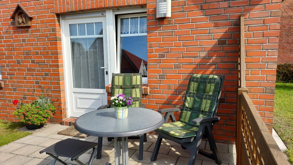 Ferienwohnung Käuzchen Terasse